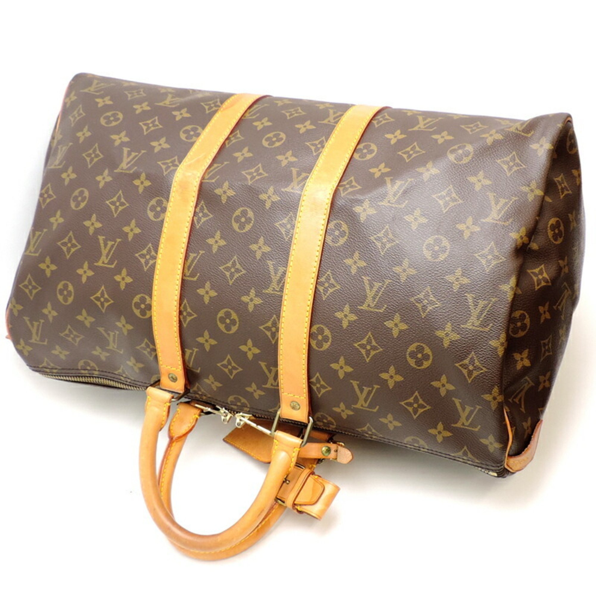 Louis Vuitton Keepall 45 Women's and Men's Boston Bag M41428 Monogram Brown