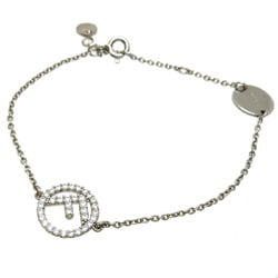 Fendi F is Women's Bracelet 8AG761 Rhinestone