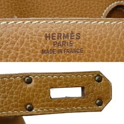 Hermes Haute Couture 45 ○Z stamped 1996 ladies handbag Ardennes Natural (camel brown)