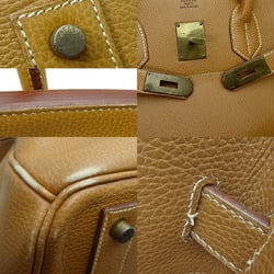 Hermes Haute Couture 45 ○Z stamped 1996 ladies handbag Ardennes Natural (camel brown)