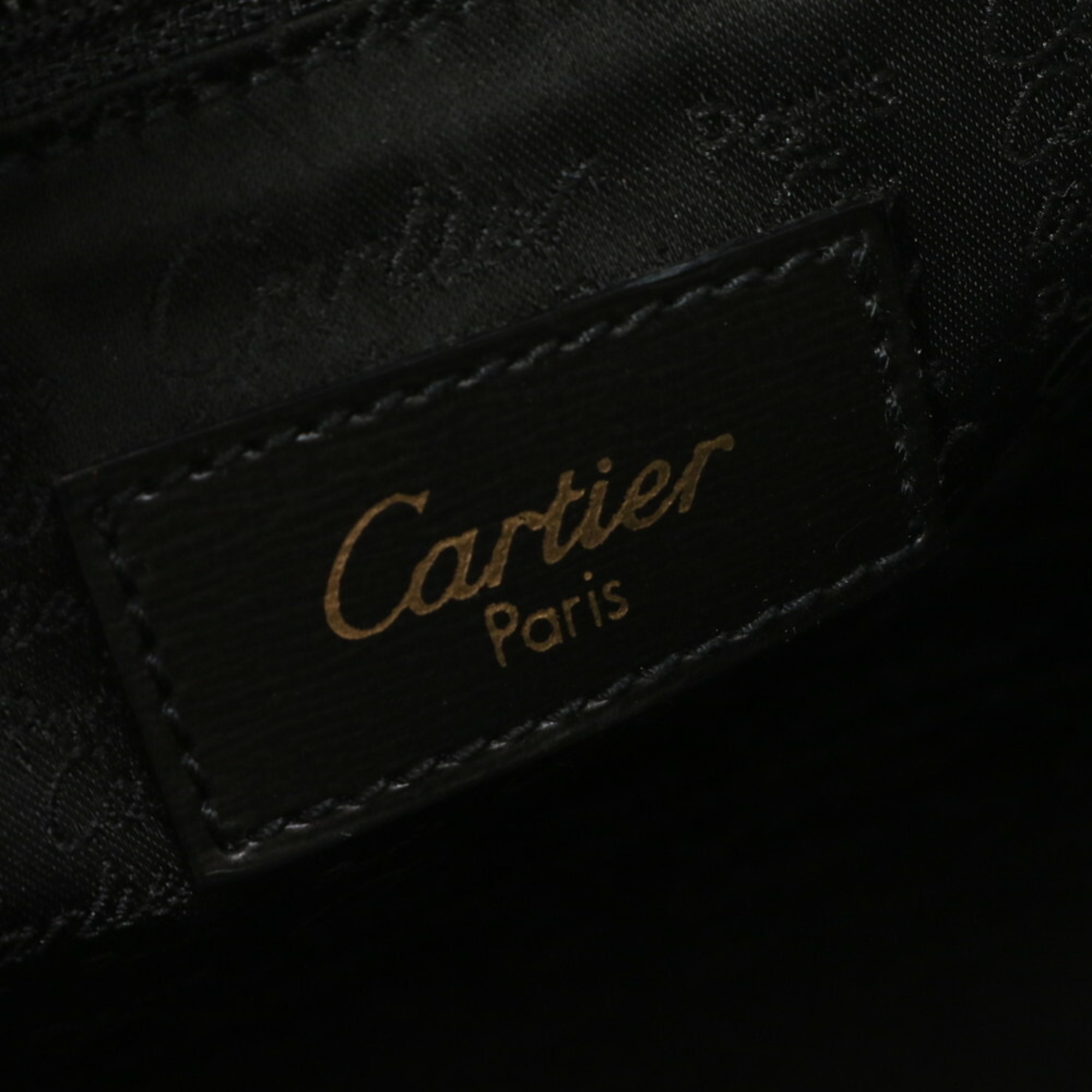 Cartier Pasha Line Leather Second Bag Pouch