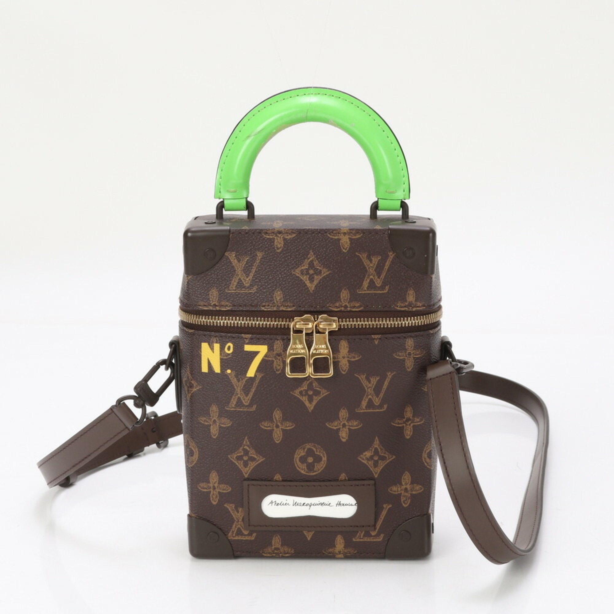 Louis Vuitton RFID Monogram Vertical Box Trunk No. 7 M59664 Shoulder Bag for Men