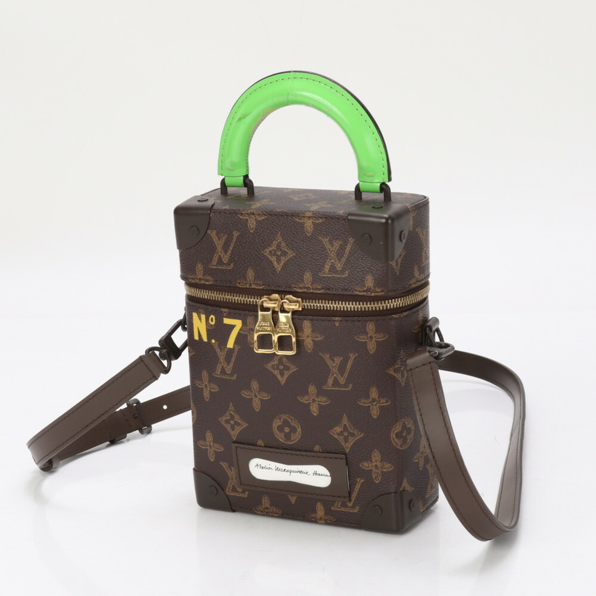 Louis Vuitton RFID Monogram Vertical Box Trunk No. 7 M59664 Shoulder Bag for Men