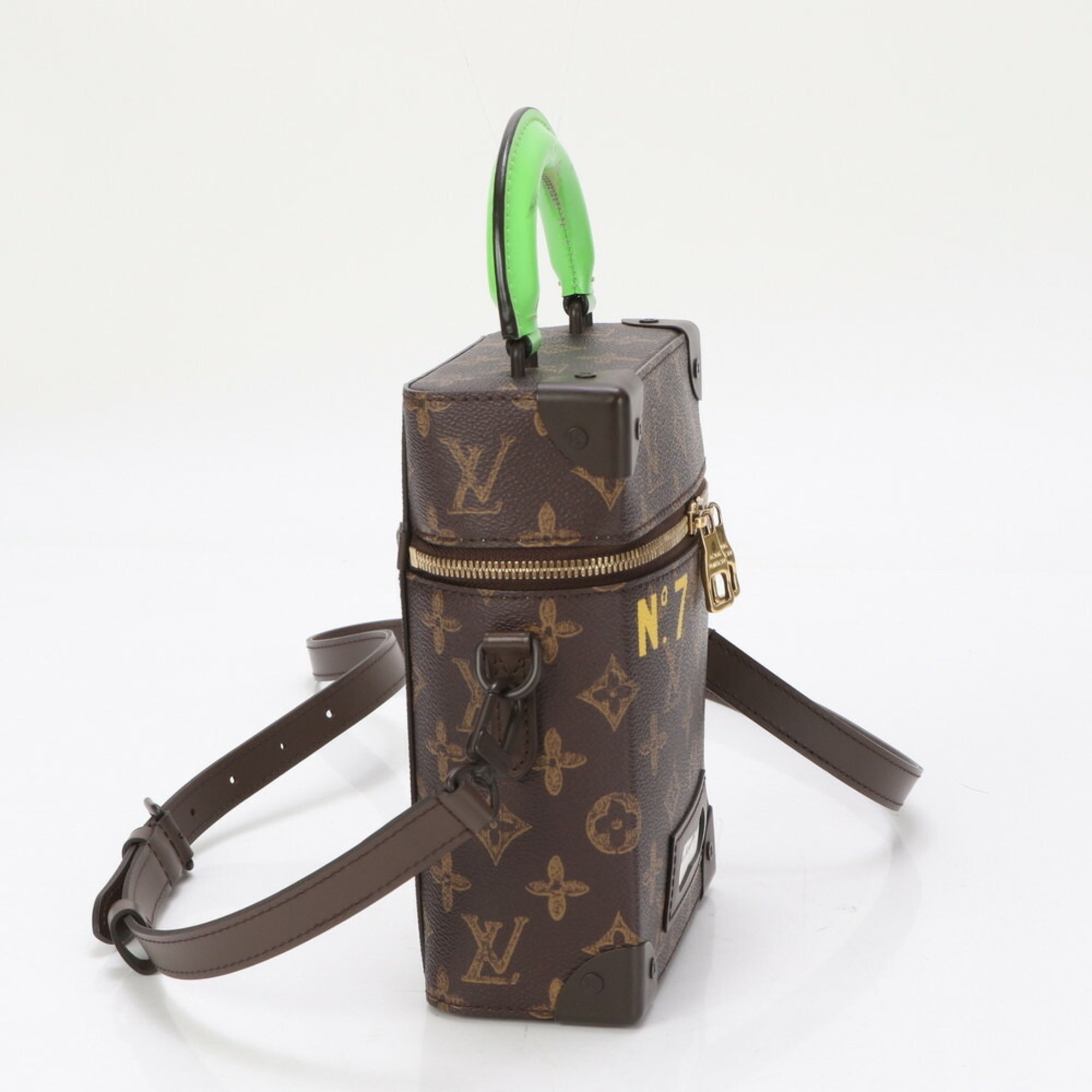 Louis Vuitton RFID Monogram Vertical Box Trunk No. 7 M59664 Shoulder Bag for Men