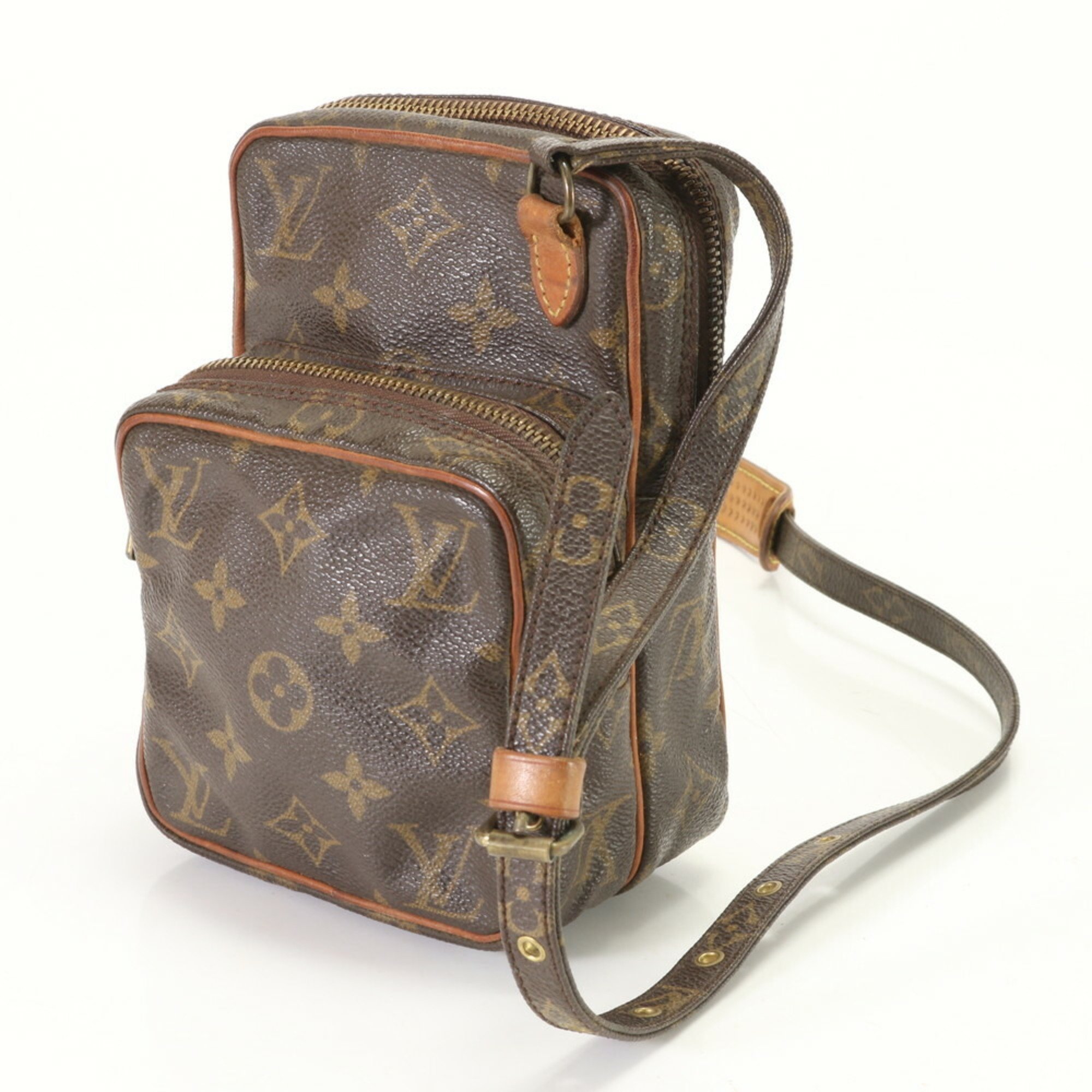 Louis Vuitton Monogram Amazon M45238 Leather Shoulder Bag Crossbody Handbag for Women