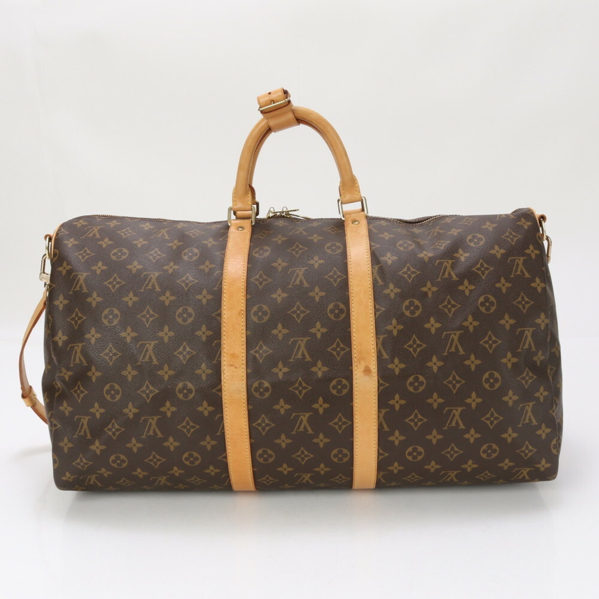 Louis Vuitton Monogram Keepall Bandouliere 55 M41414 Boston Bag Shoulder Men's