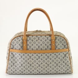 Louis Vuitton Monogram Marie Blue M92003 Leather Handbag Tote Women's