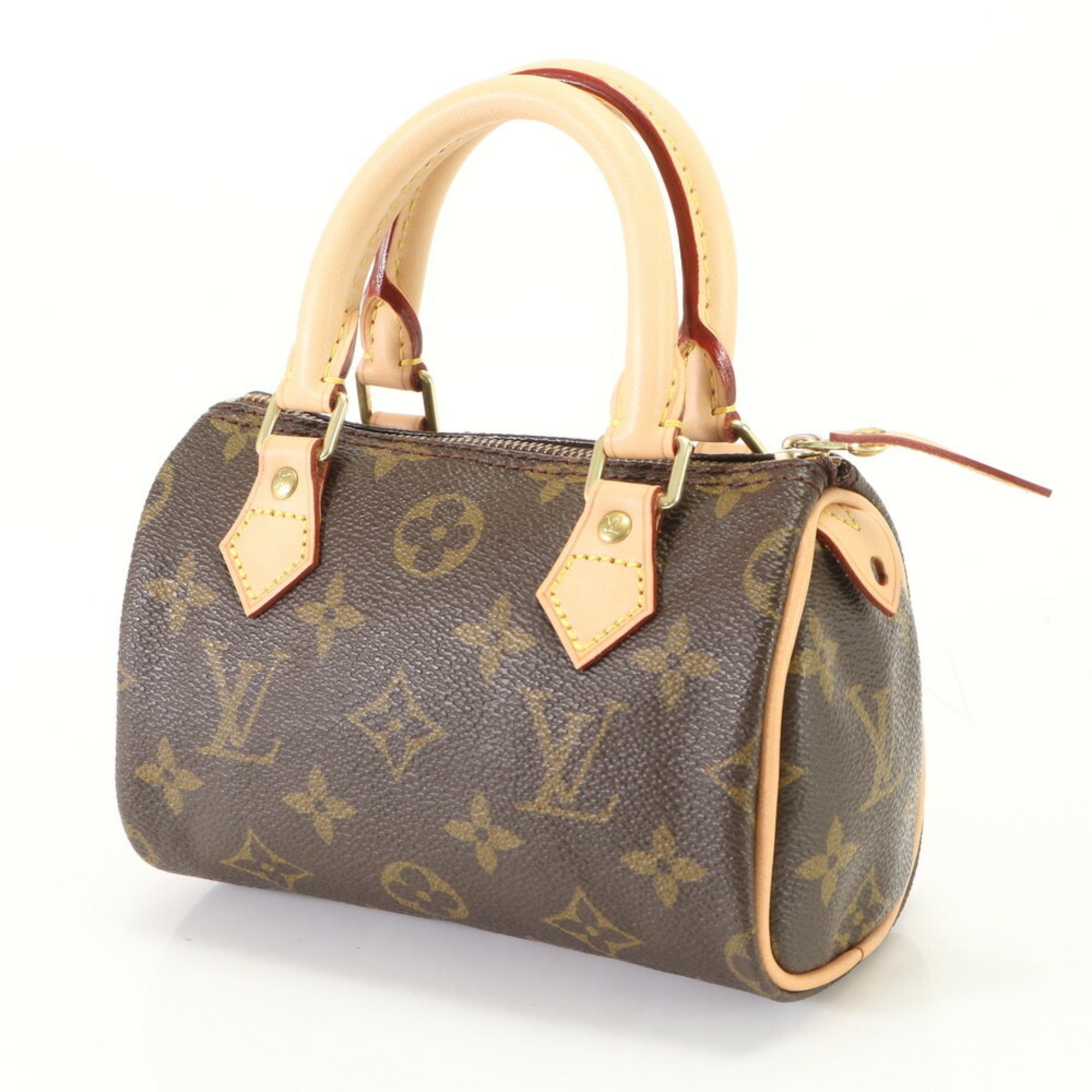 Louis Vuitton Monogram Speedy M41534 Handbag Leather Tote for Women