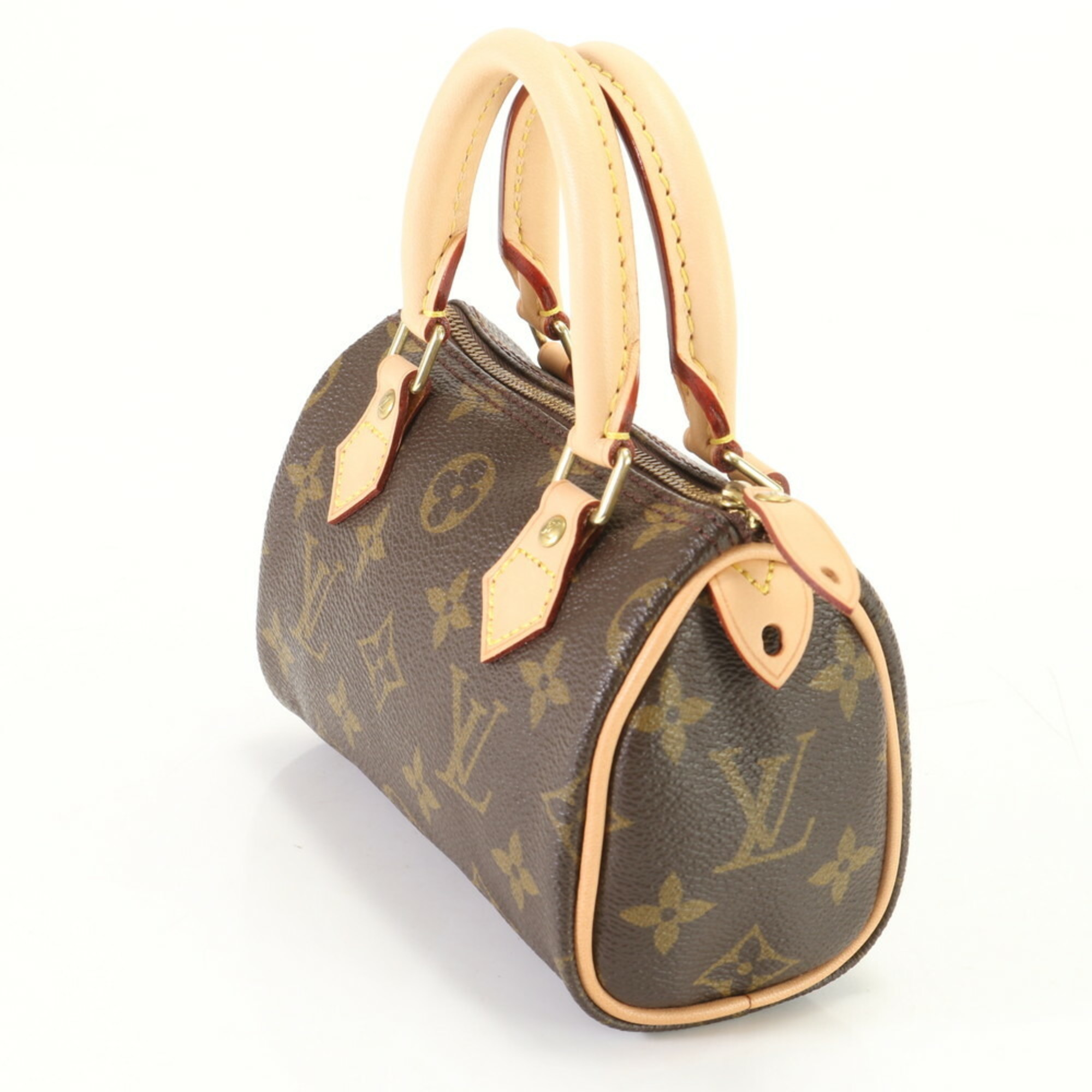 Louis Vuitton Monogram Speedy M41534 Handbag Leather Tote for Women