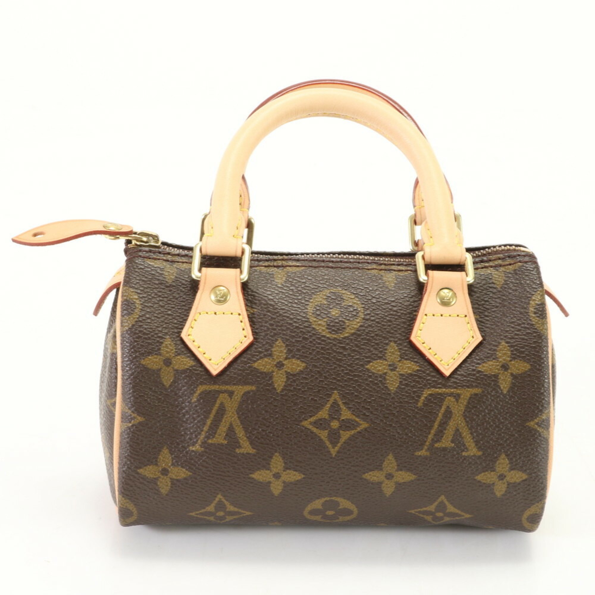 Louis Vuitton Monogram Speedy M41534 Handbag Leather Tote for Women