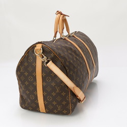 Louis Vuitton Monogram Keepall Bandouliere 55 M41414 Boston Bag Shoulder Men's