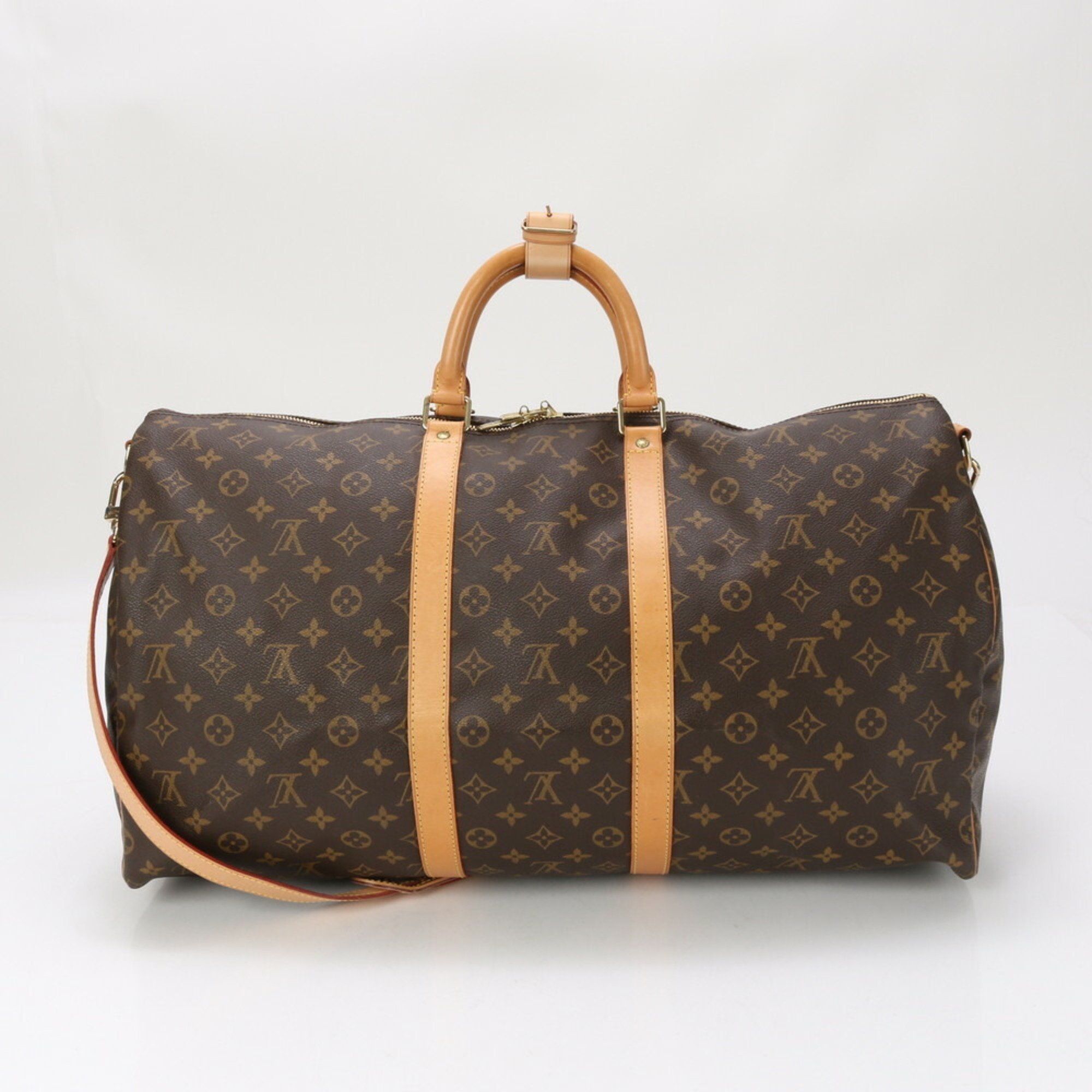 Louis Vuitton Monogram Keepall Bandouliere 55 M41414 Boston Bag Shoulder Men's