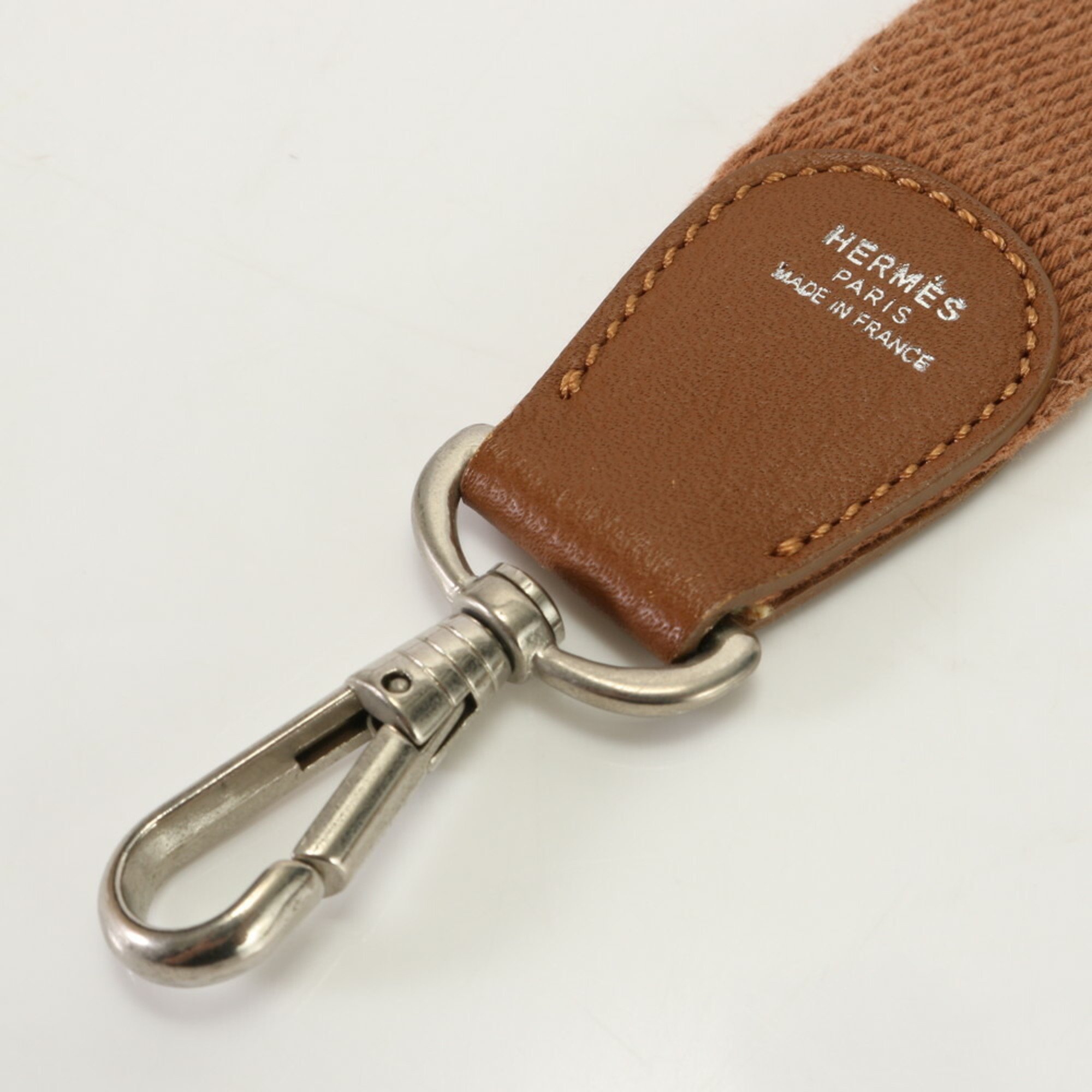 Hermes Leather Shoulder Strap Brown for Evelyn Bags Men