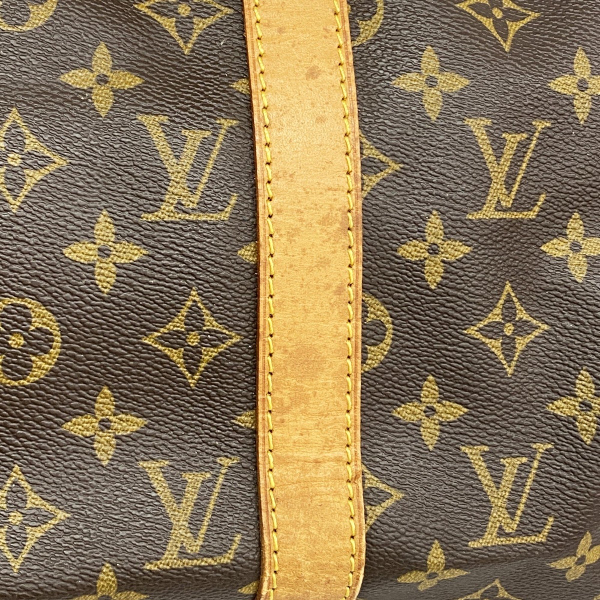 Louis Vuitton Boston Bag Monogram Keepall 50 M41426 Brown Men's Women's