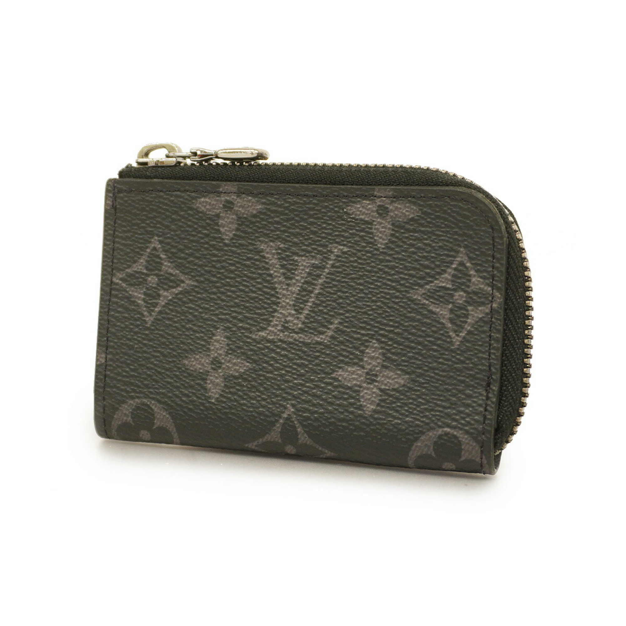 Louis Vuitton Wallet/Coin Case Monogram Eclipse Porte Monnaie Jour M63536 Black Men's