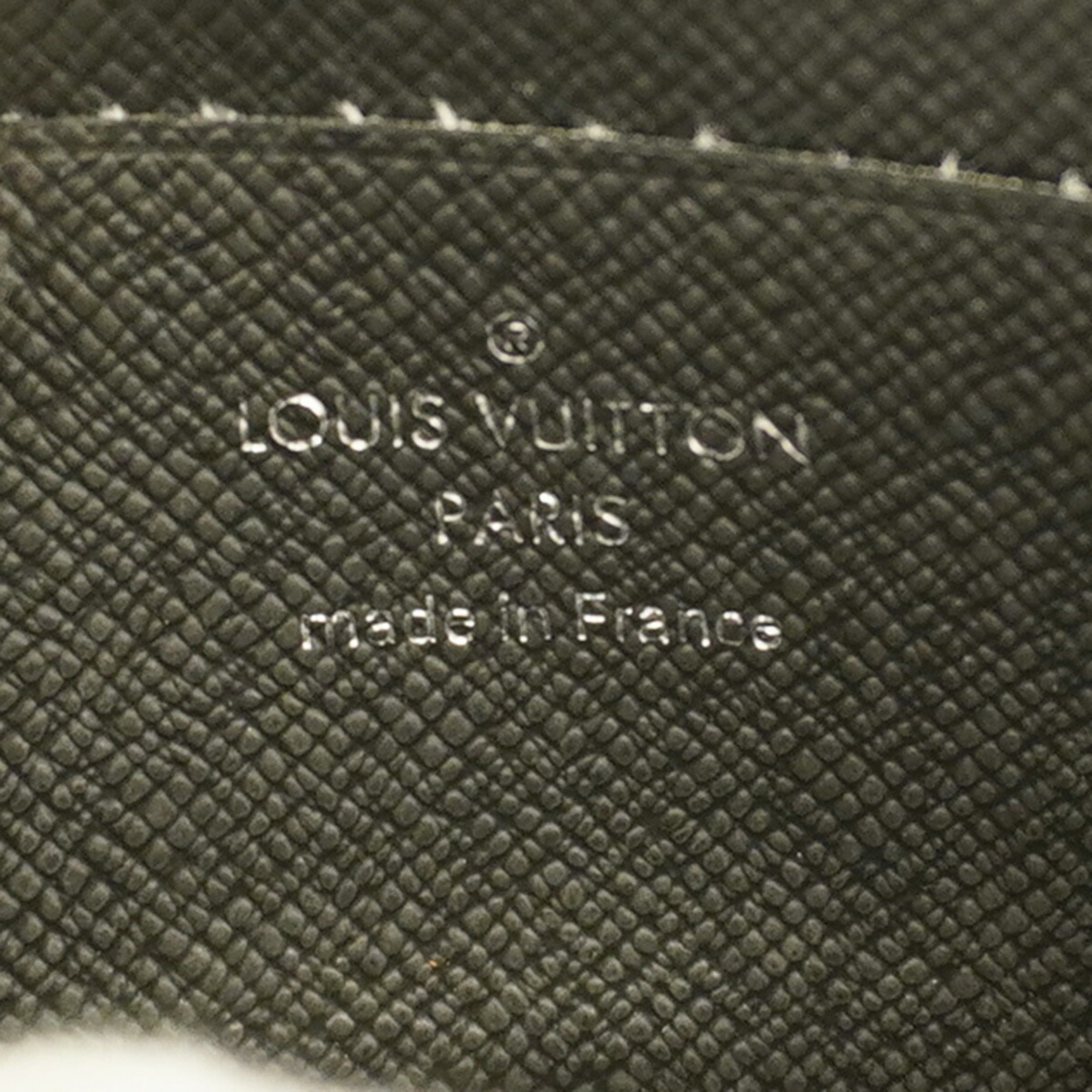 Louis Vuitton Wallet/Coin Case Monogram Eclipse Porte Monnaie Jour M63536 Black Men's