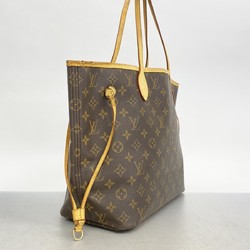 Louis Vuitton Tote Bag Monogram Neverfull MM M40156 Brown Women's