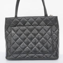 Chanel Tote Bag Reproduction Caviar Skin Black Women's