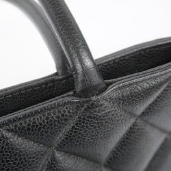 Chanel Tote Bag Reproduction Caviar Skin Black Women's