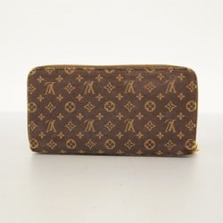 Louis Vuitton Long Wallet Monogram Lan Zippy M95235 Ebene Ladies