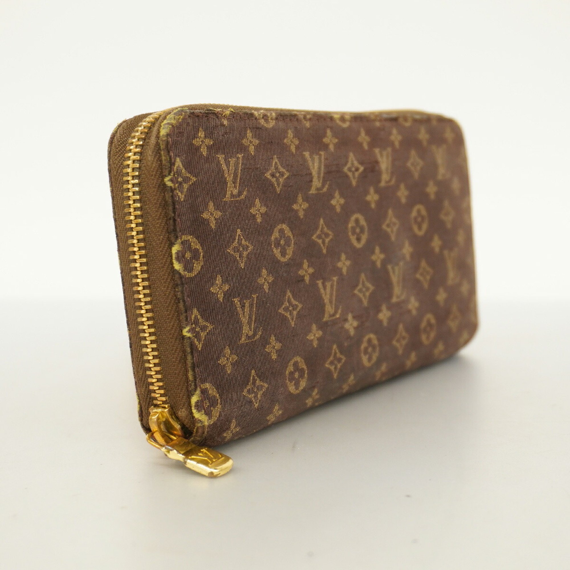 Louis Vuitton Long Wallet Monogram Lan Zippy M95235 Ebene Ladies