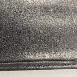 Louis Vuitton Long Wallet Chicago Porte-Valeur 12 Carte Credit M95789 Black Noir Men's