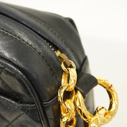 Chanel Shoulder Bag Matelasse Brilliant Lambskin Black Women's