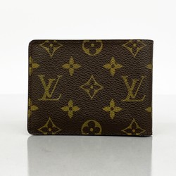 Louis Vuitton Wallet Monogram Portefeuille Multiple M60895 Brown Men's