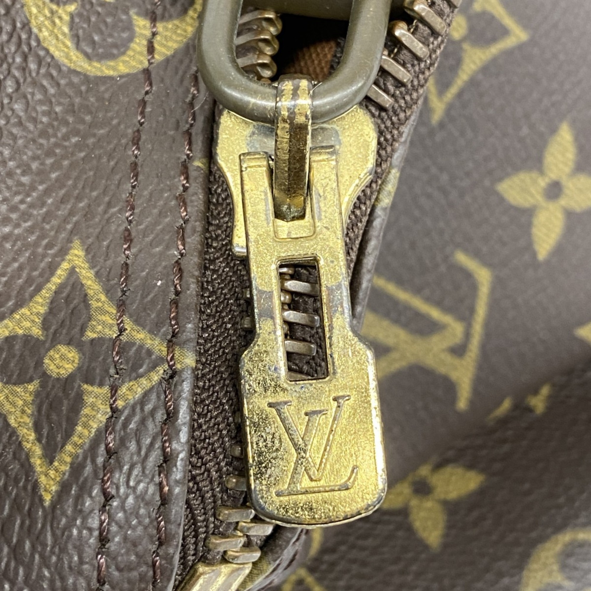 Louis Vuitton Boston Bag Monogram Keepall 45 M41428 Brown Men's Women's