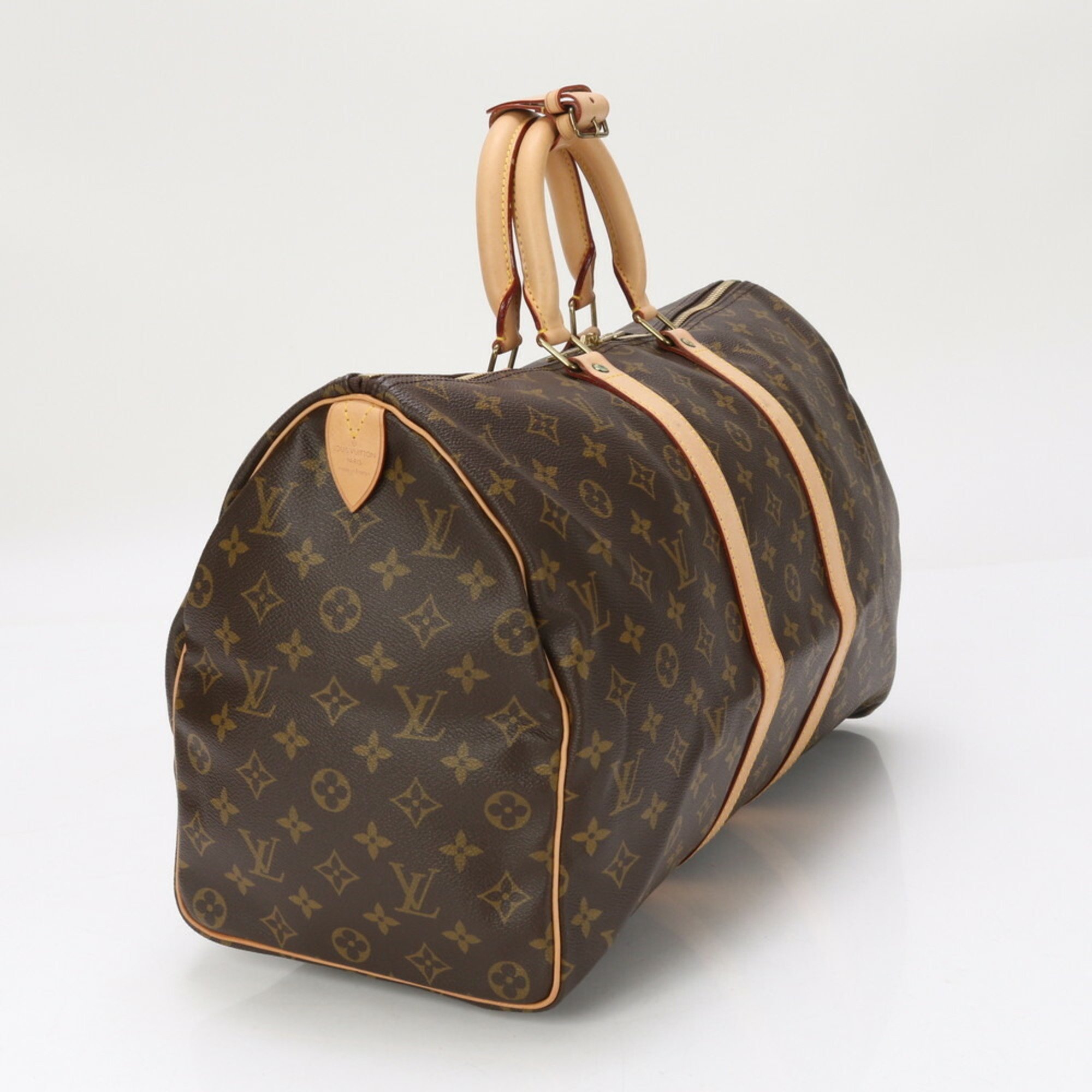 Louis Vuitton Monogram Keepall 45 M41428 Leather Boston Bag Tote Trunk Men's