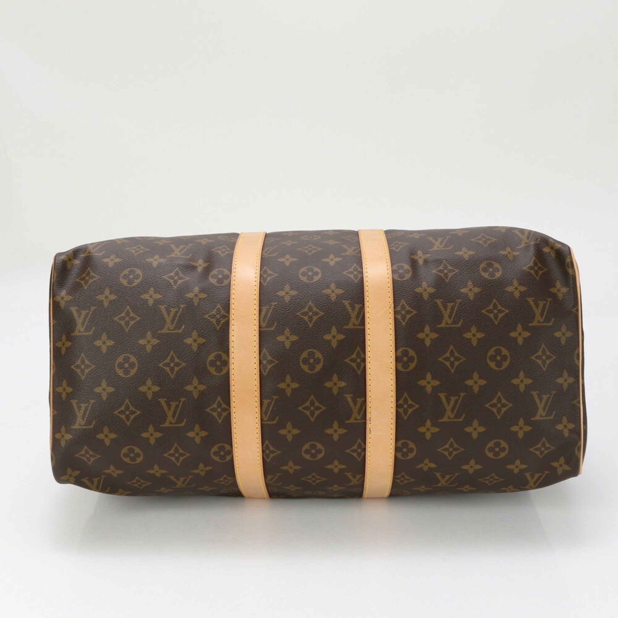 Louis Vuitton Monogram Keepall 45 M41428 Leather Boston Bag Tote Trunk Men's