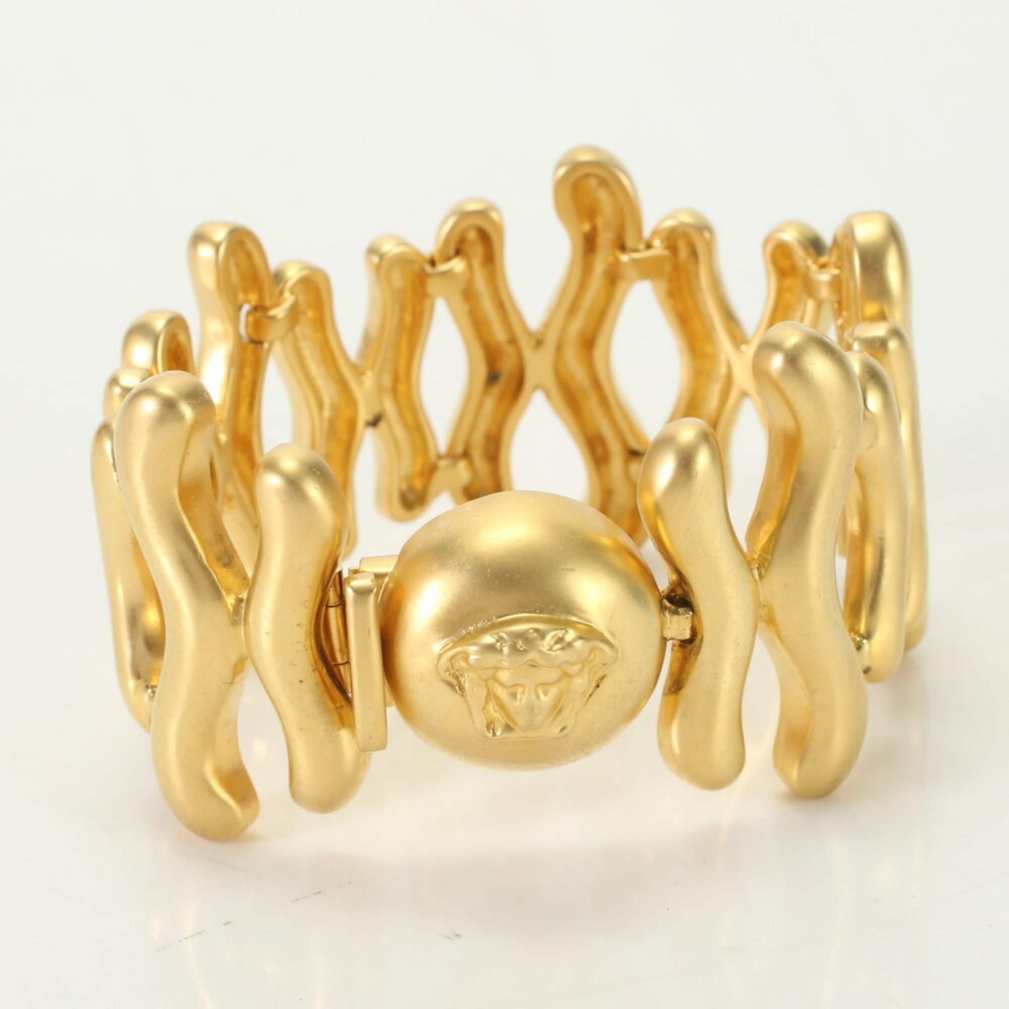 Gianni Versace Medusa Bangle Bracelet Gold Women's