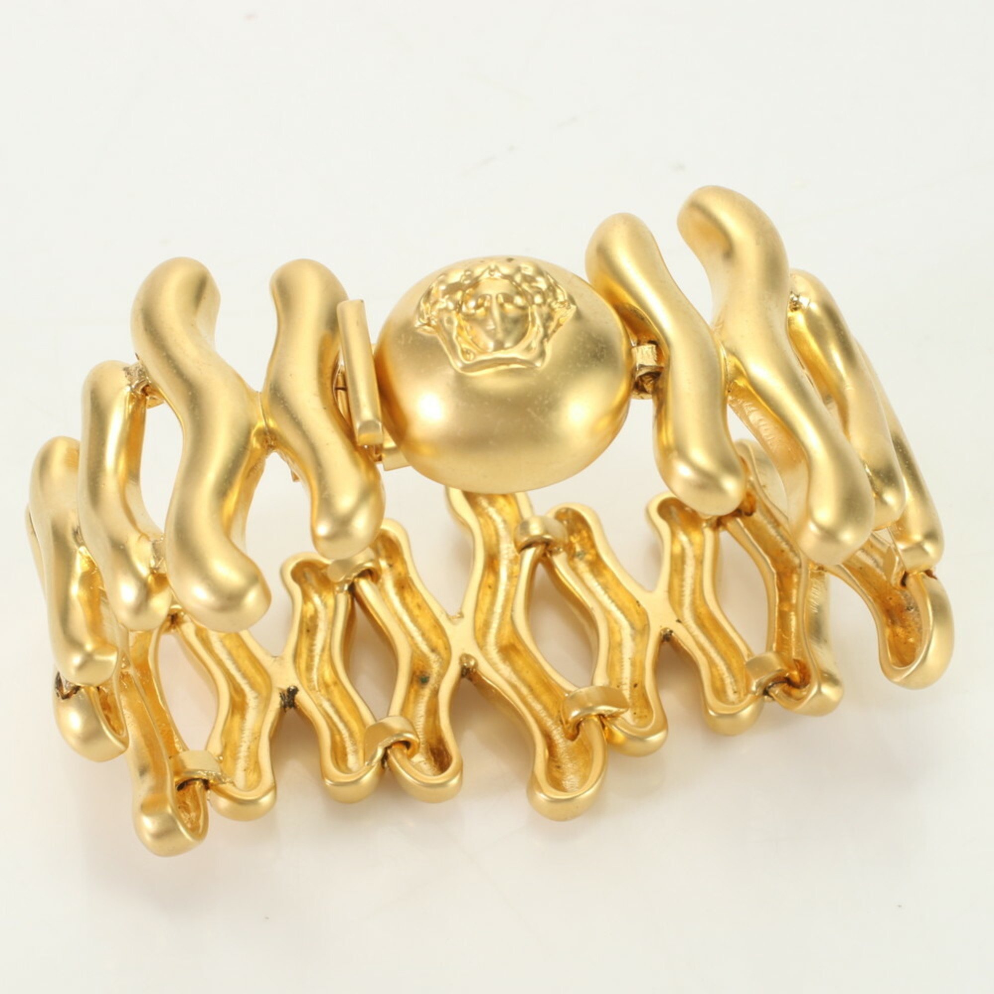 Gianni Versace Medusa Bangle Bracelet Gold Women's