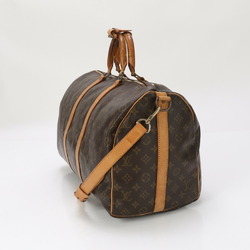 Louis Vuitton Monogram Keepall Bandouliere 50 M41416 Leather Boston Bag Shoulder Men's