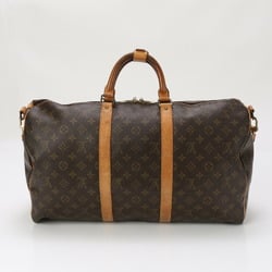 Louis Vuitton Monogram Keepall Bandouliere 50 M41416 Leather Boston Bag Shoulder Men's