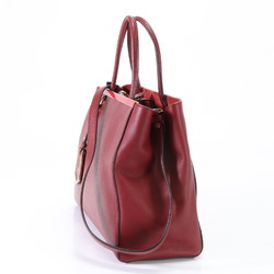 Fendi 2JOURS Toujour Leather Shoulder Bag Tote Handbag Women's