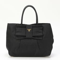 Prada Tessuto Nylon Ribbon Motif Handbag Shoulder Bag