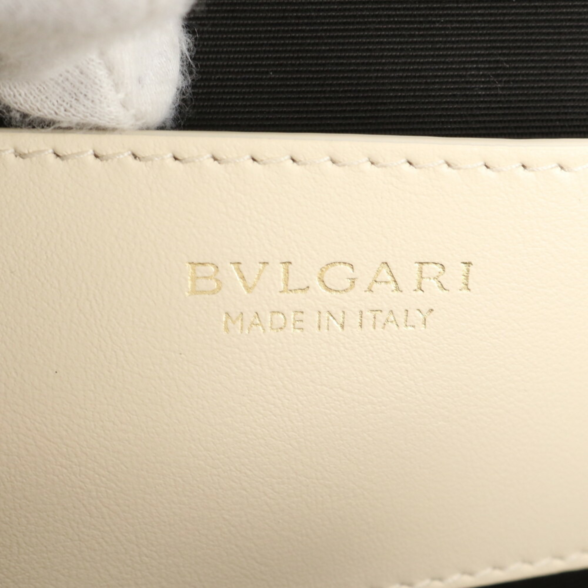 Bvlgari Bulgari Butterfly Snake Leather Shoulder Handbag for Women