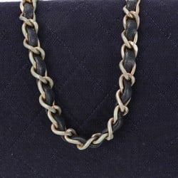 Chanel Matelasse Chain Coco Mark Jersey Shoulder Bag