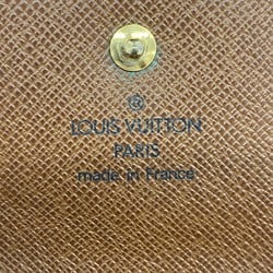 Louis Vuitton Tri-fold Wallet Monogram Porte Monnaie Billet Credit M61652 Brown Men's Women's