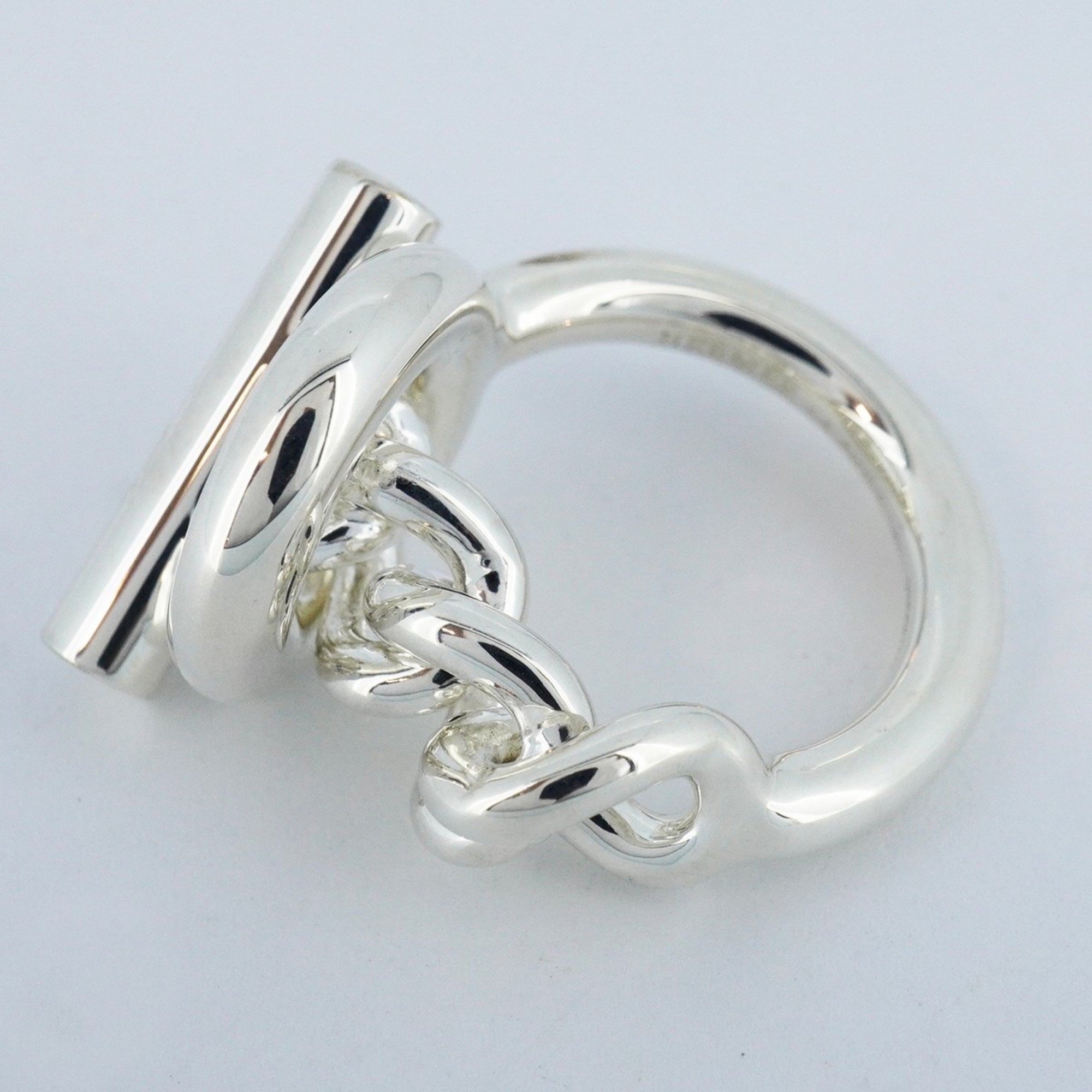 Hermes Ring Croisette Silver 925 Size 12.5 Men's