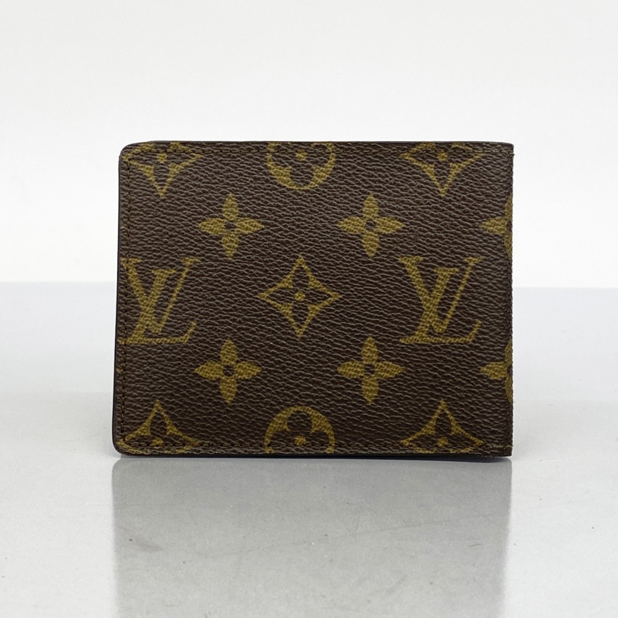 Louis Vuitton Wallet Monogram Porte Bier 9 Carte Credit M60930 Brown Men's Women's