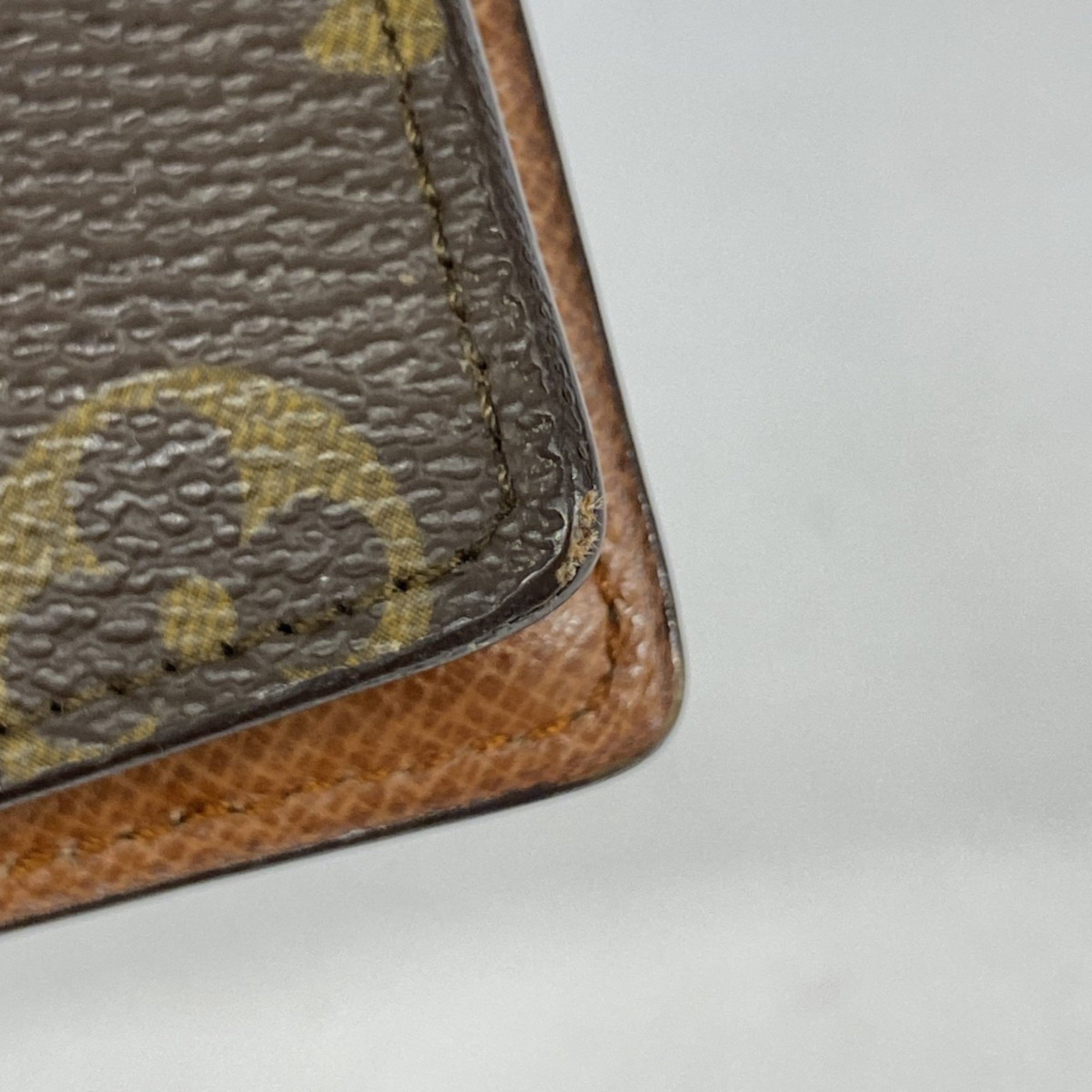 Louis Vuitton Wallet Monogram Porte Bier 9 Carte Credit M60930 Brown Men's Women's