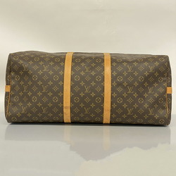 Louis Vuitton Boston Bag Monogram Keepall Bandouliere 60 M41412 Brown Men's Women's