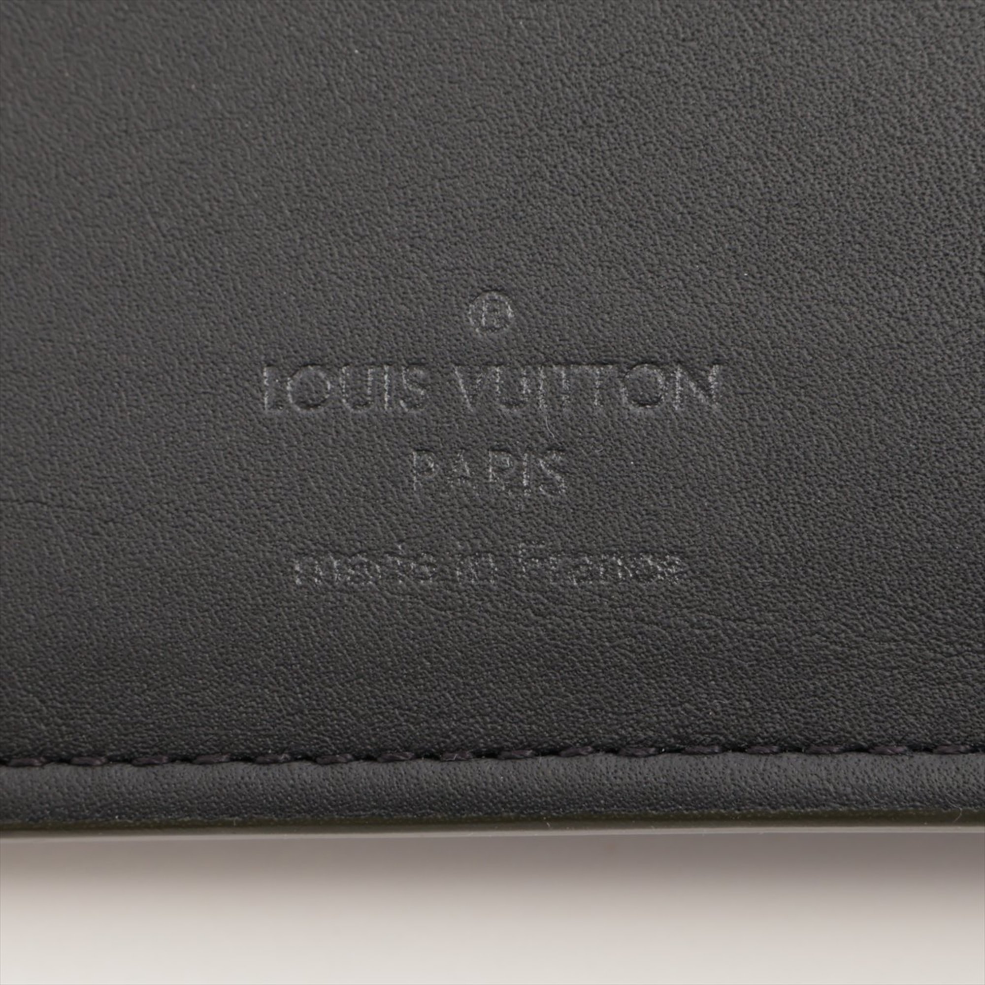 Louis Vuitton Monogram Portefeuille Multiple Shadow Khaki M68324 Leather Bi-fold Wallet for Men