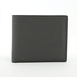 Valextra Leather Bi-fold Wallet Compact Business Card Holder/Card Case Men's