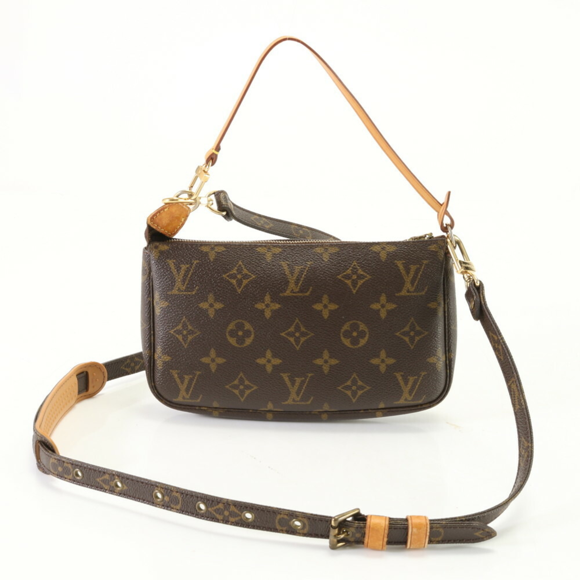 Louis Vuitton Monogram Pochette Accessoires M59180 Shoulder Bag Handbag for Women