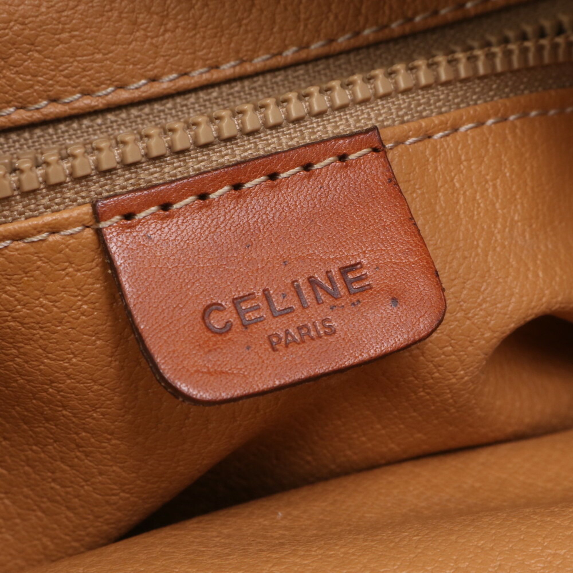 Celine Macadam Leather Shoulder Bag for Men