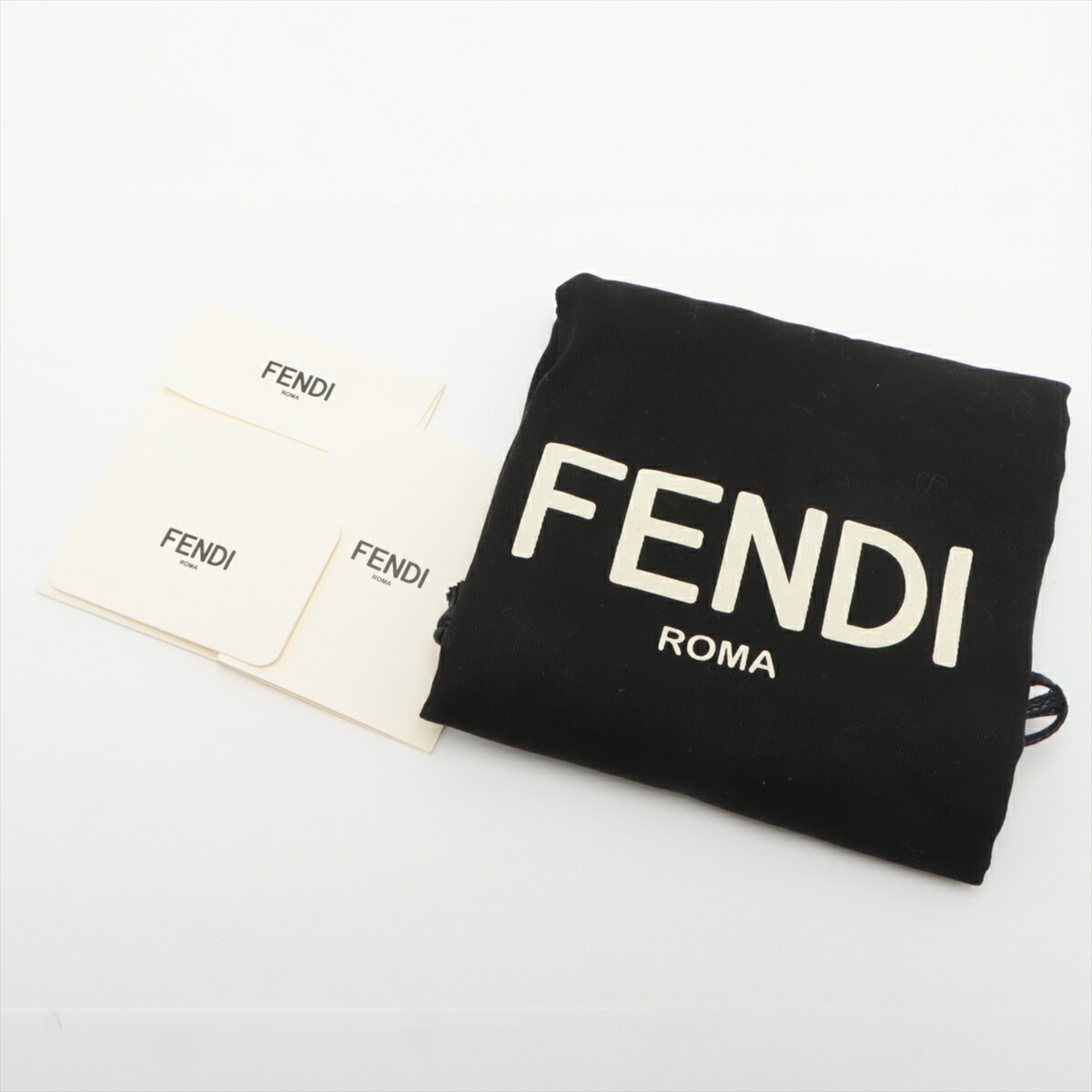 Fendi Zucca Soft Trunk 7VA571 Leather Shoulder Bag for Men