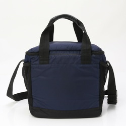 Coach Leather Nylon Box Shoulder Bag Navy Blue Men's